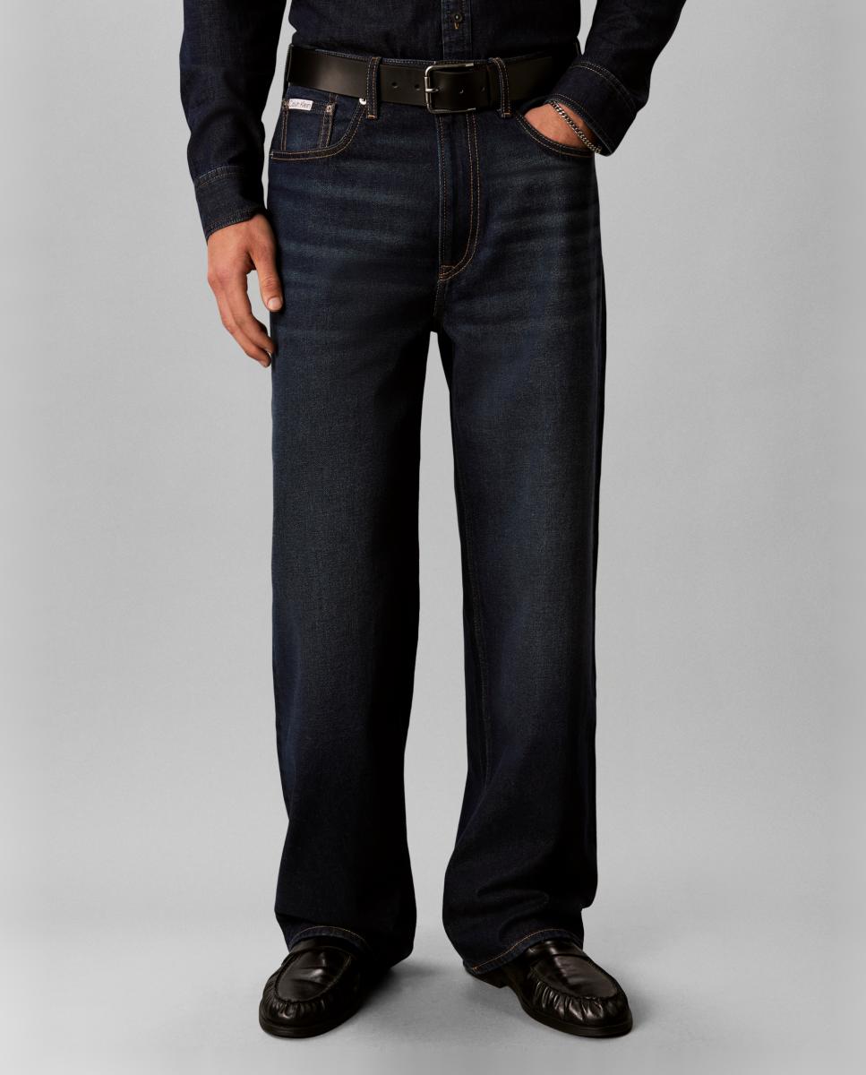 Vaquero Hombre Fit relajado baggy - Calvin Klein Jeans - Azul Azul-2