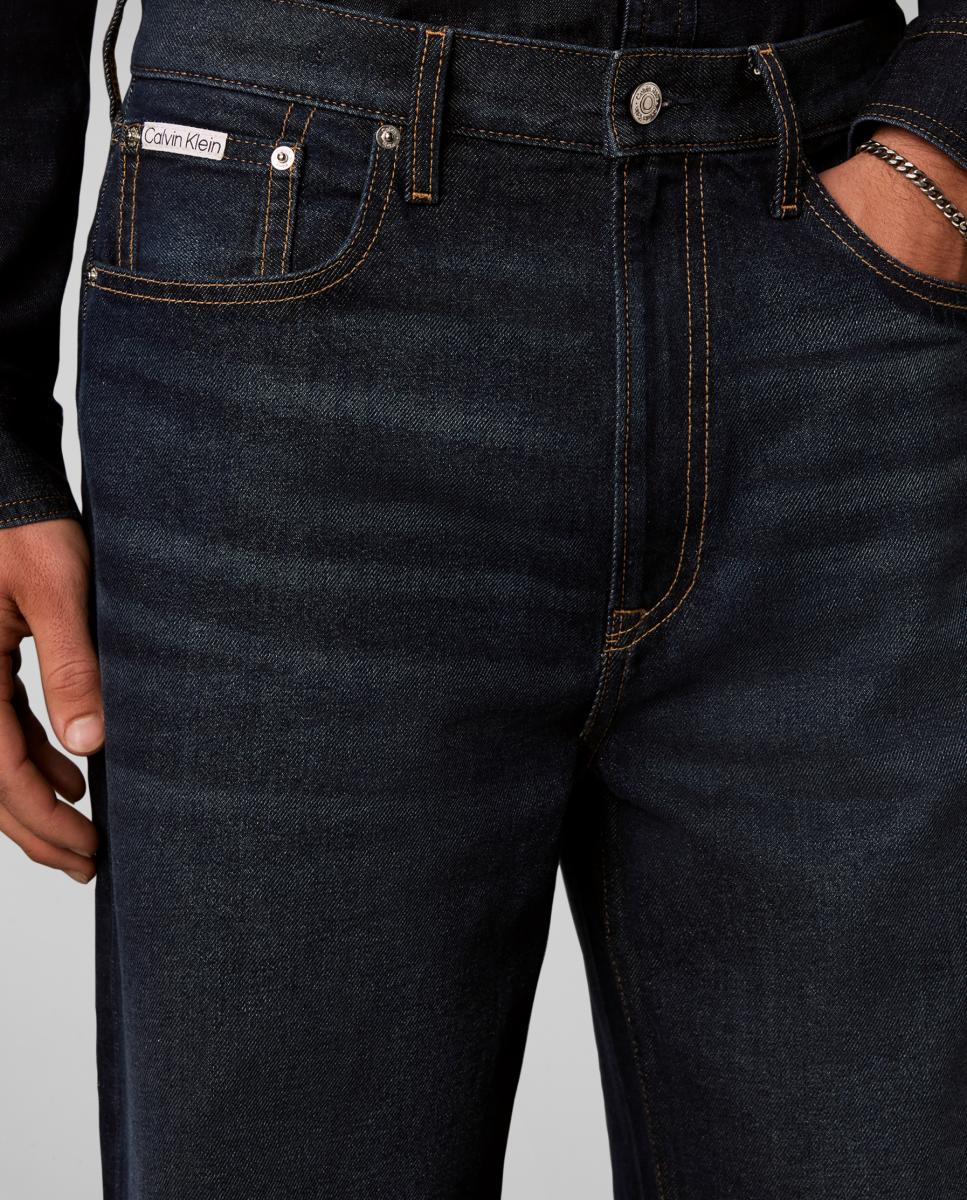 Vaquero Hombre Fit relajado baggy - Calvin Klein Jeans - Azul Azul-4