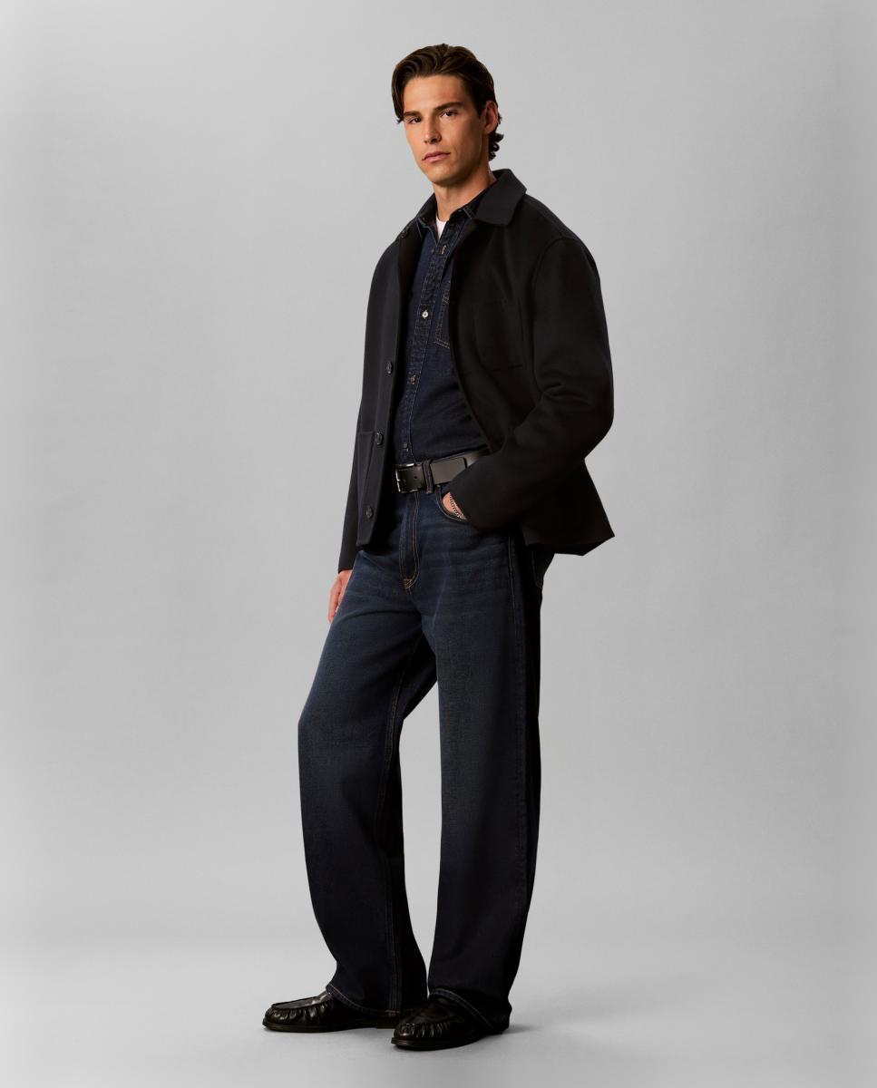 Vaquero Hombre Fit relajado baggy - Calvin Klein Jeans - Azul Azul-6