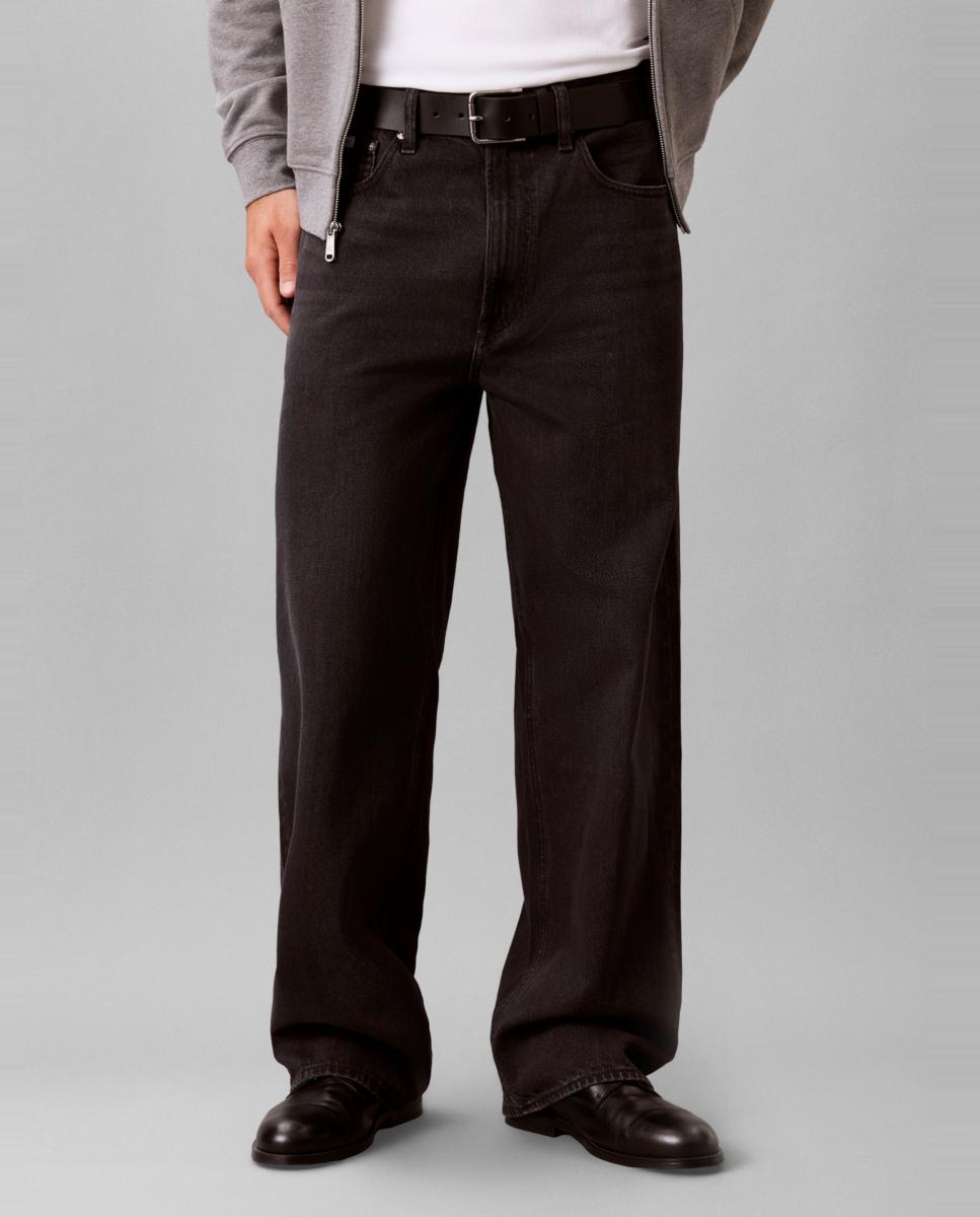 Vaquero Hombre Fit relajado baggy - Calvin Klein Jeans - Negro Negro-2