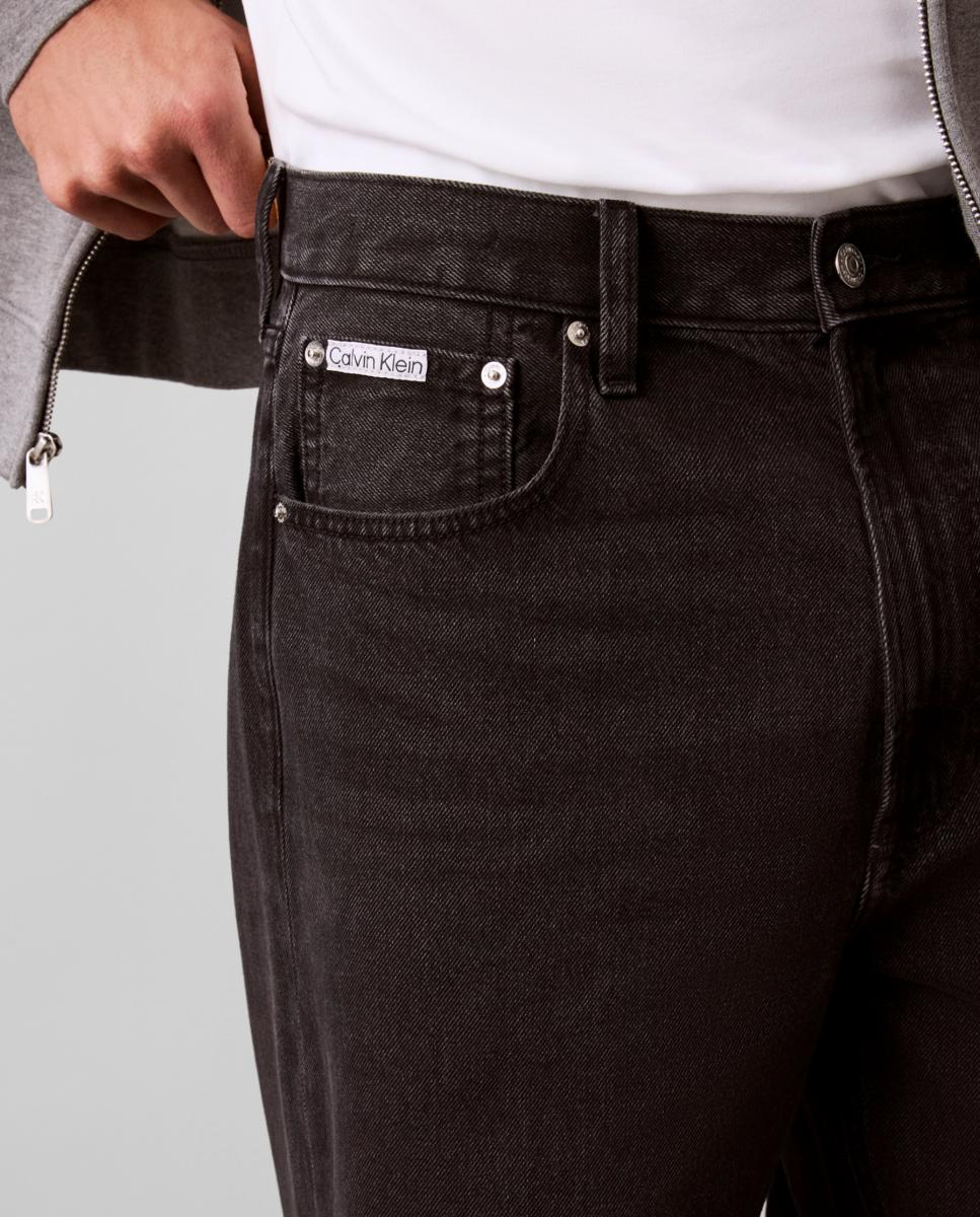 Vaquero Hombre Fit relajado baggy - Calvin Klein Jeans - Negro Negro-4