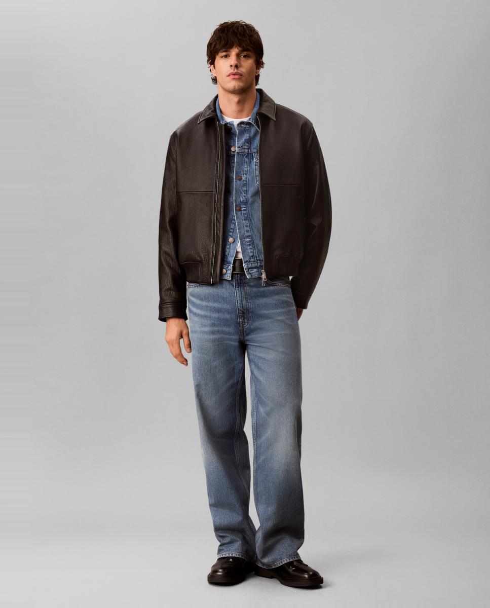 Imagen 1 de Vaquero Hombre Fit Baggy Negro