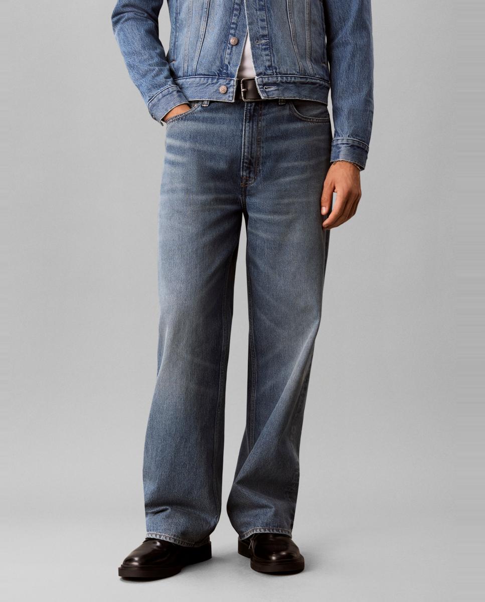 Imagen 2 de Vaquero Hombre Fit Baggy - Calvin Klein Jeans - Negro Negro