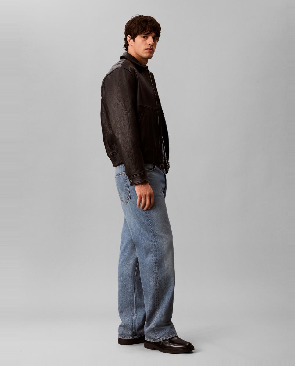 Imagen 5 de Vaquero Hombre Fit Baggy - Calvin Klein Jeans - Negro Negro