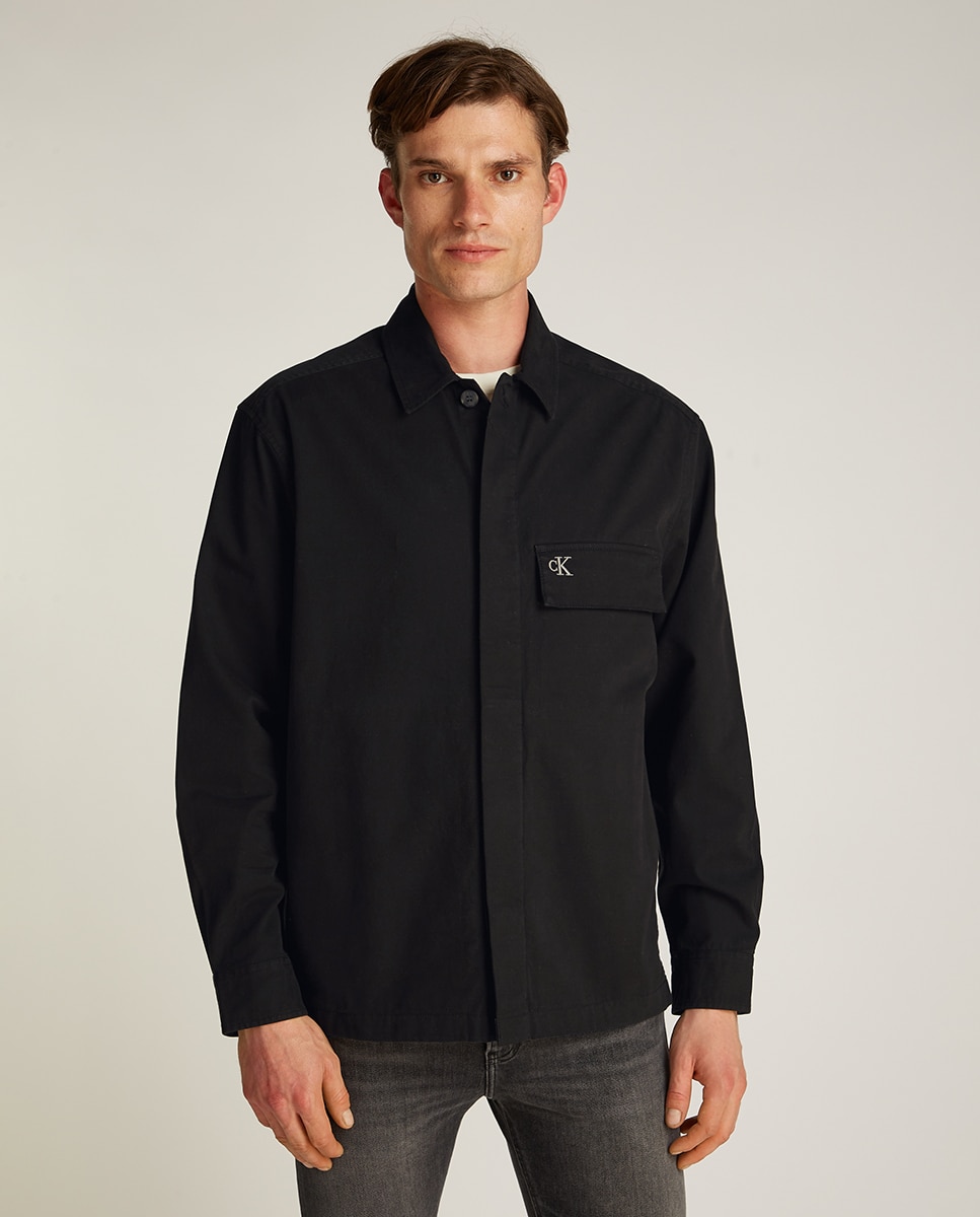 Sobrecamisa Relaxed Fit Preto-1