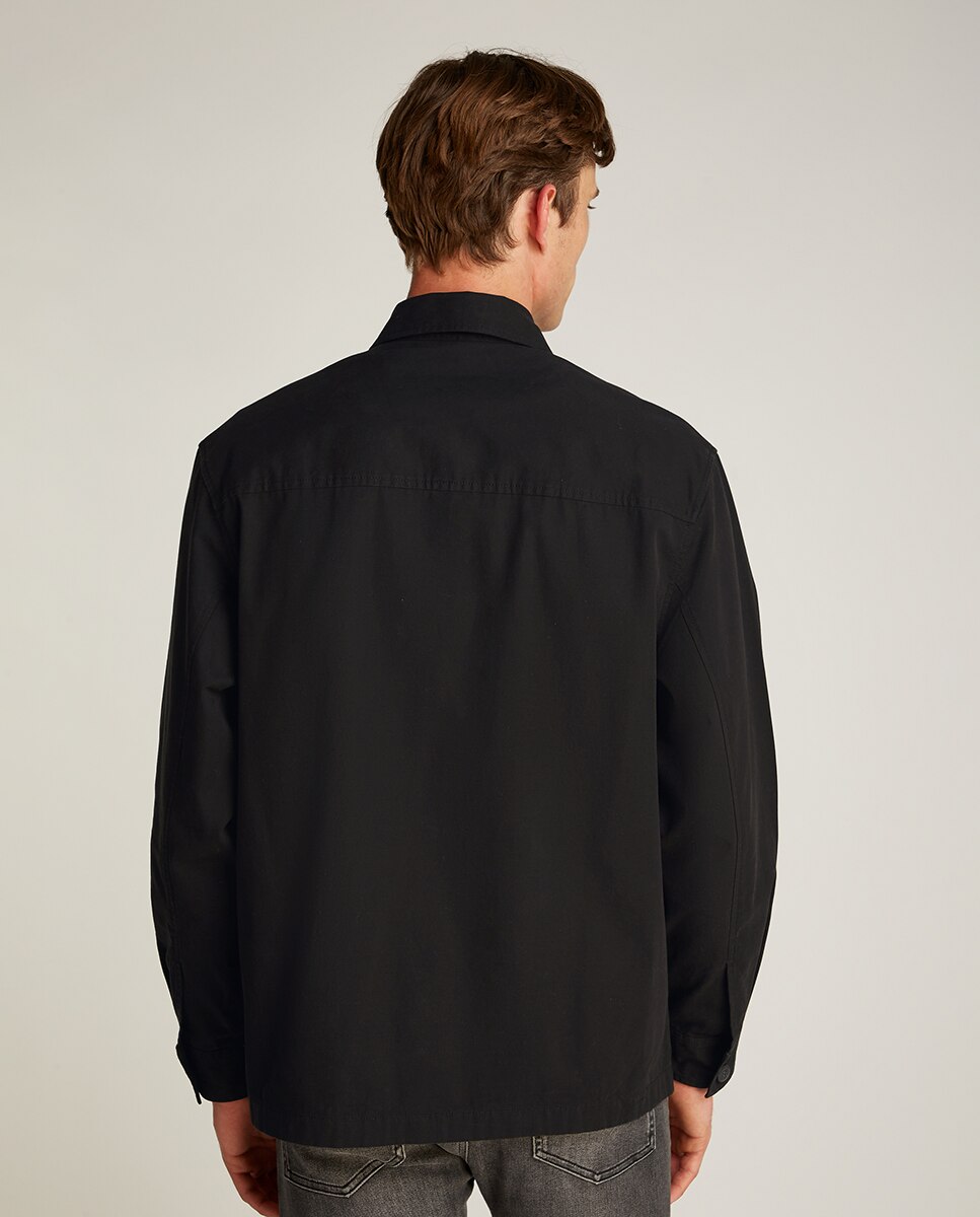 Sobrecamisa Relaxed Fit Preto-2