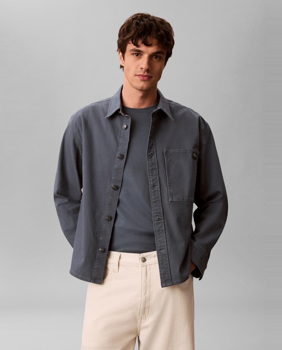 Calvin Klein Jeans - Sobrecamisa Hombre con logo.