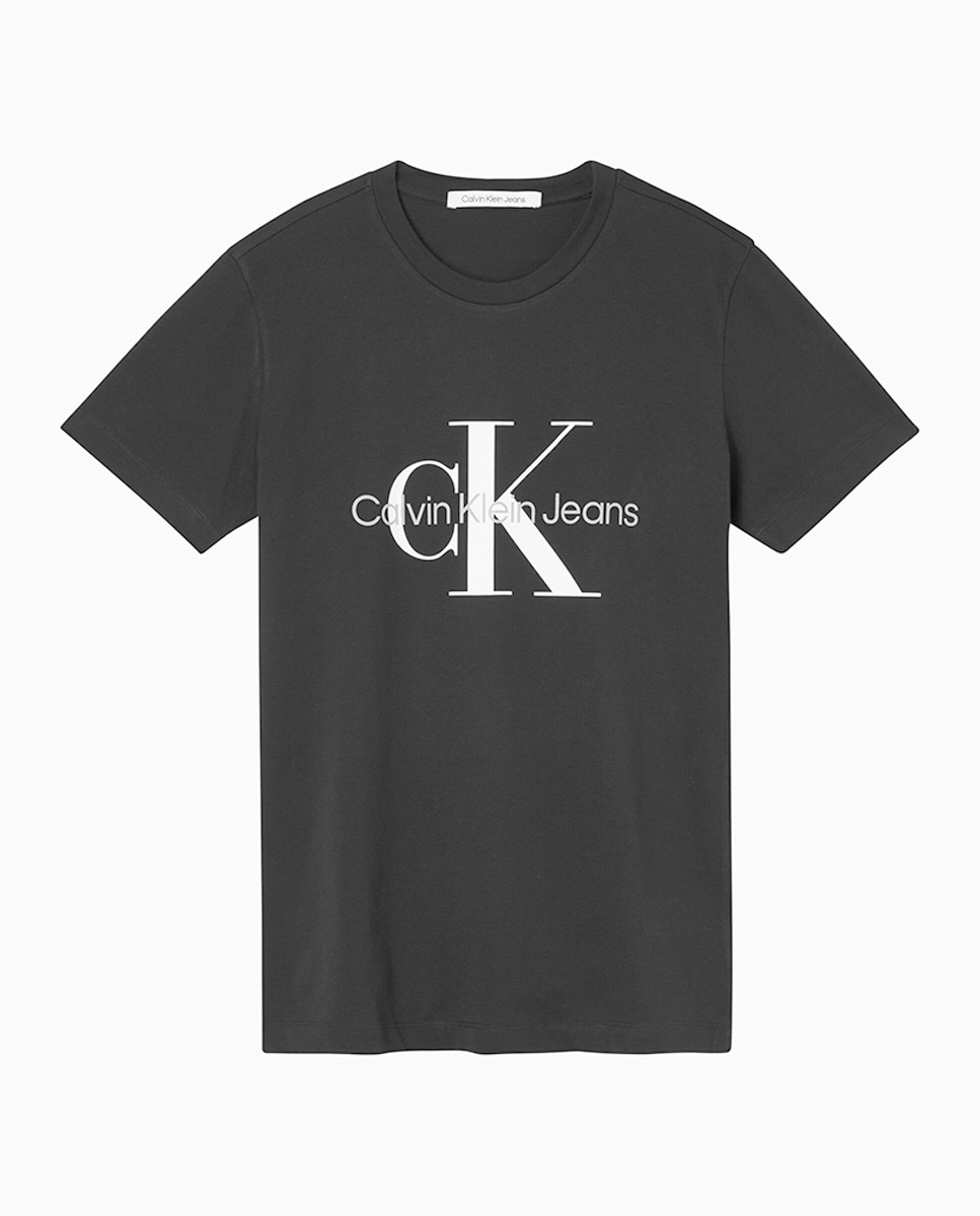 T-shirt estampada com manga curta Preto-4