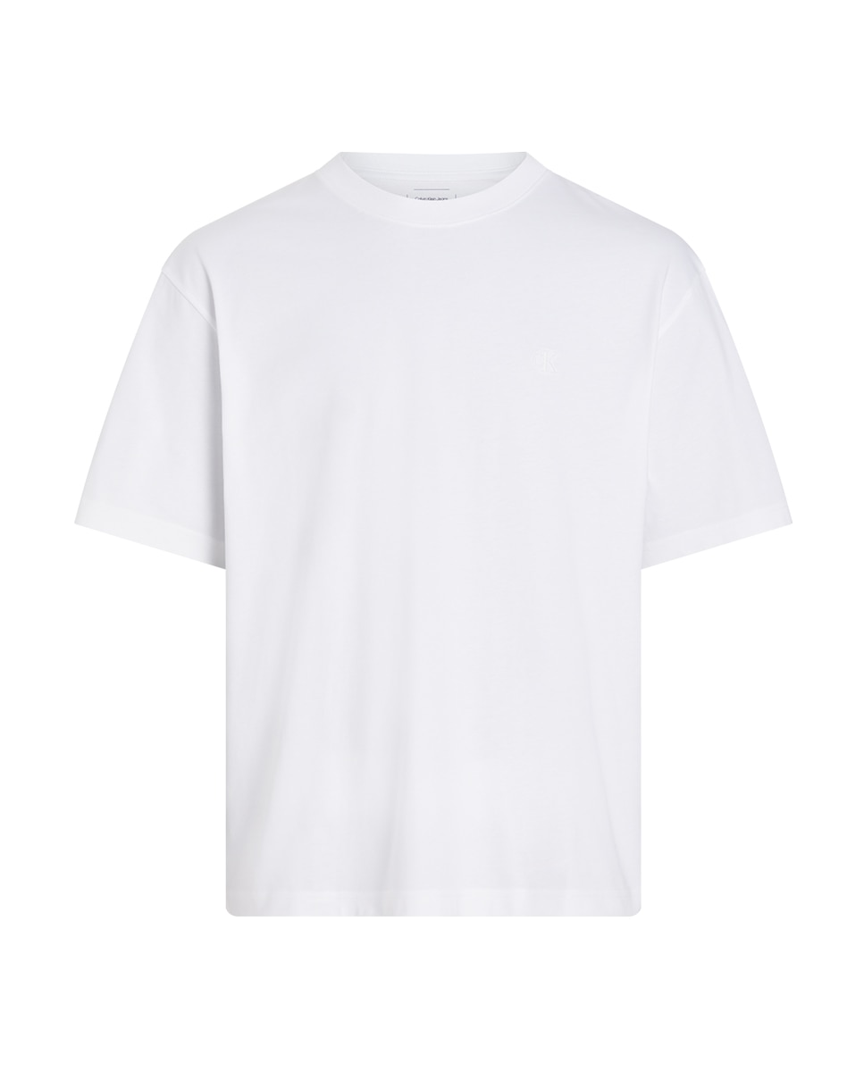 T-shirt de Manga Curta com Costas Estampadas Branco-5