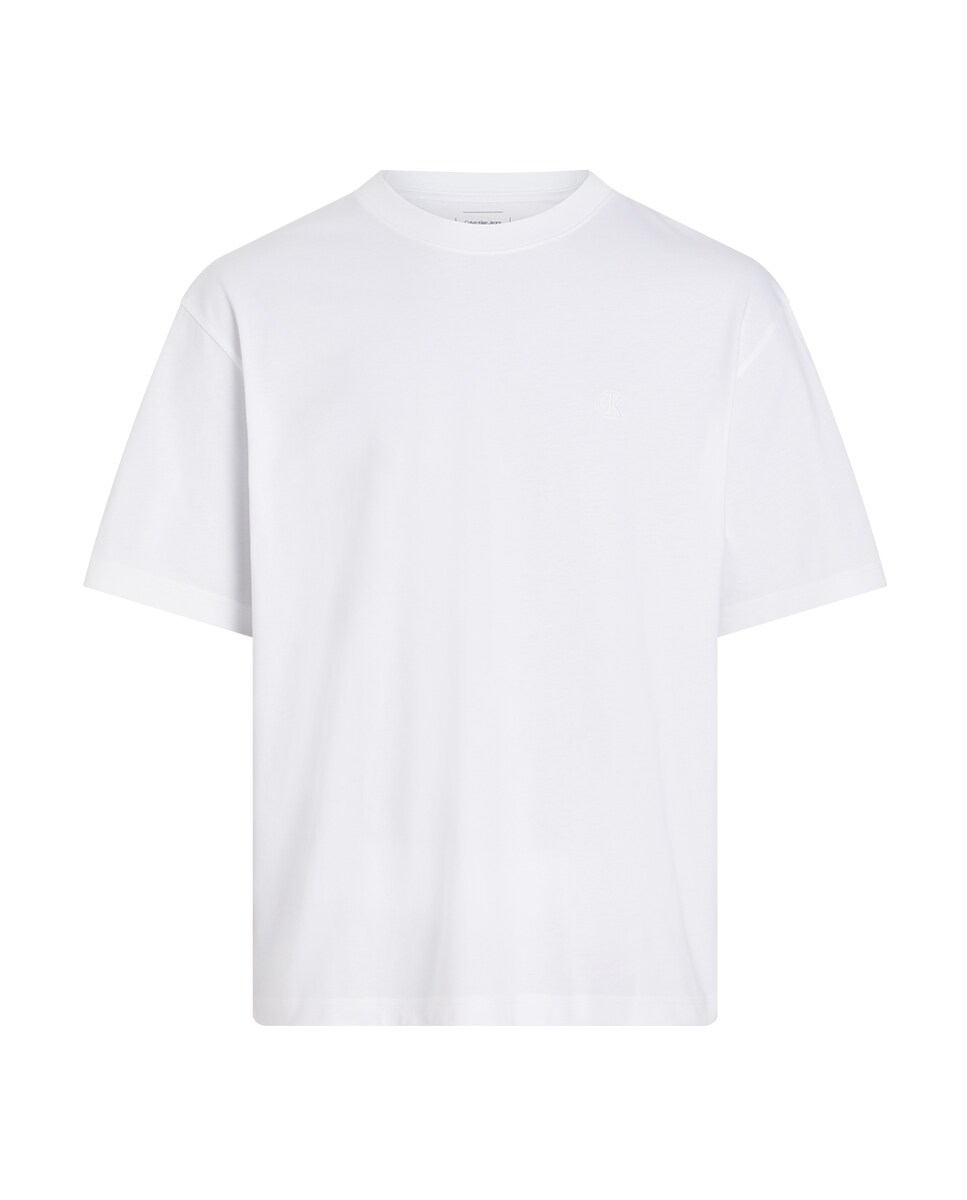 T-shirt de Manga Curta com Costas Estampadas Branco-5