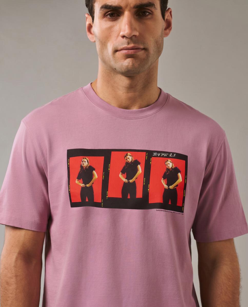 T-shirt Boxy Fit Lilás-3