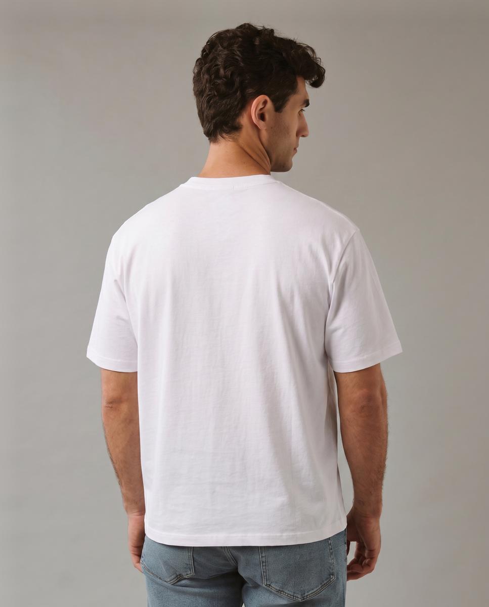 T-shirt Boxy Fit Branco-2