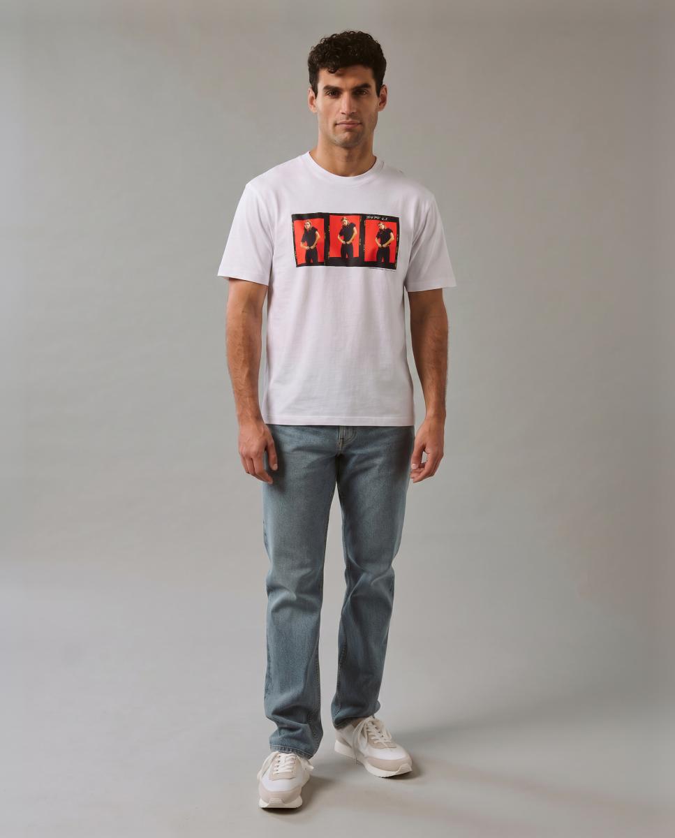 T-shirt Boxy Fit Branco-5