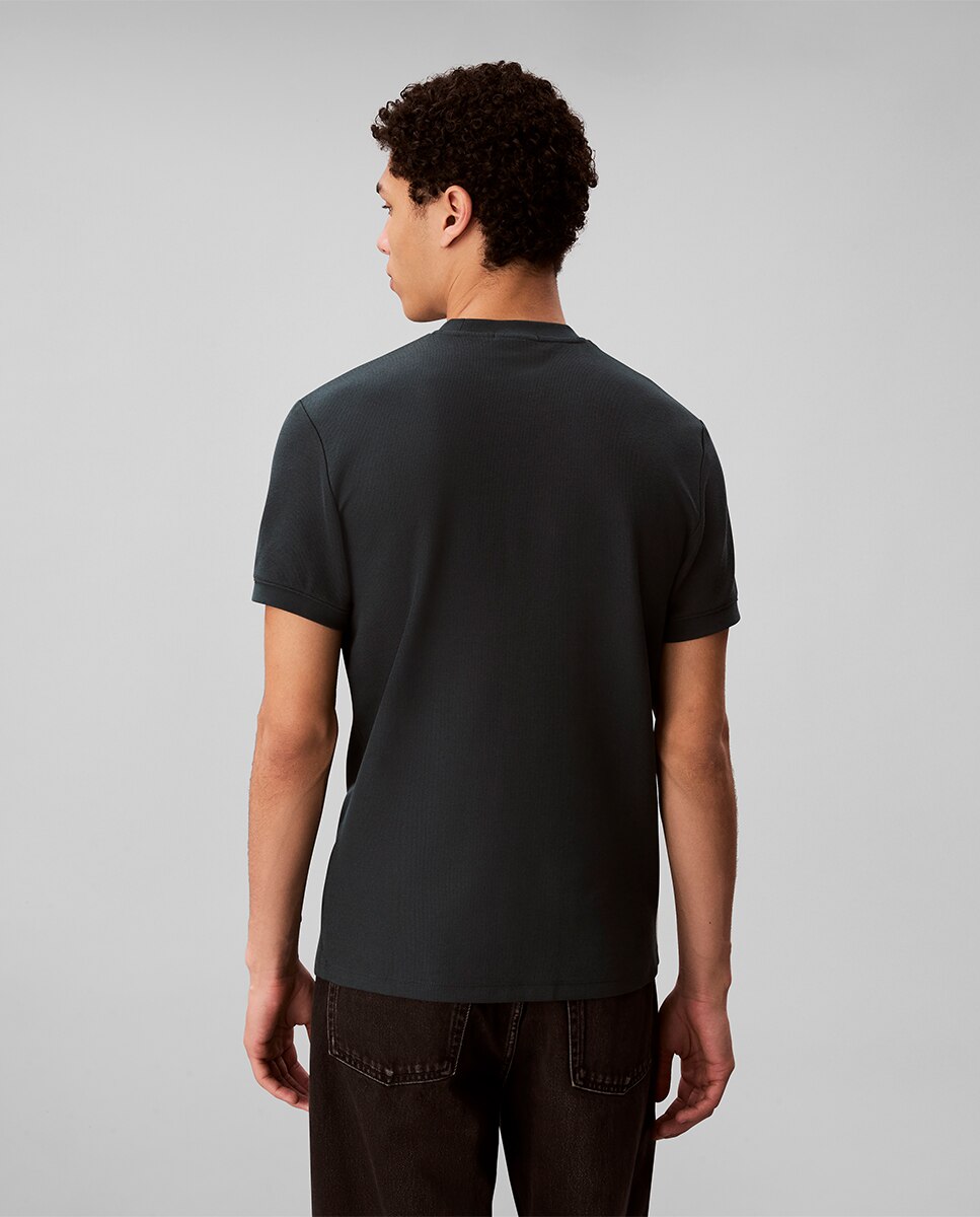 T-shirt Slim Fit Verde-escuro-2