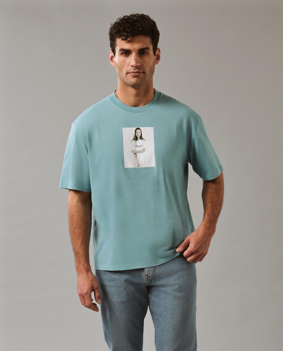 Imagem 0 de T-shirt Unissexo com Estampado Gráfico Kate Moss