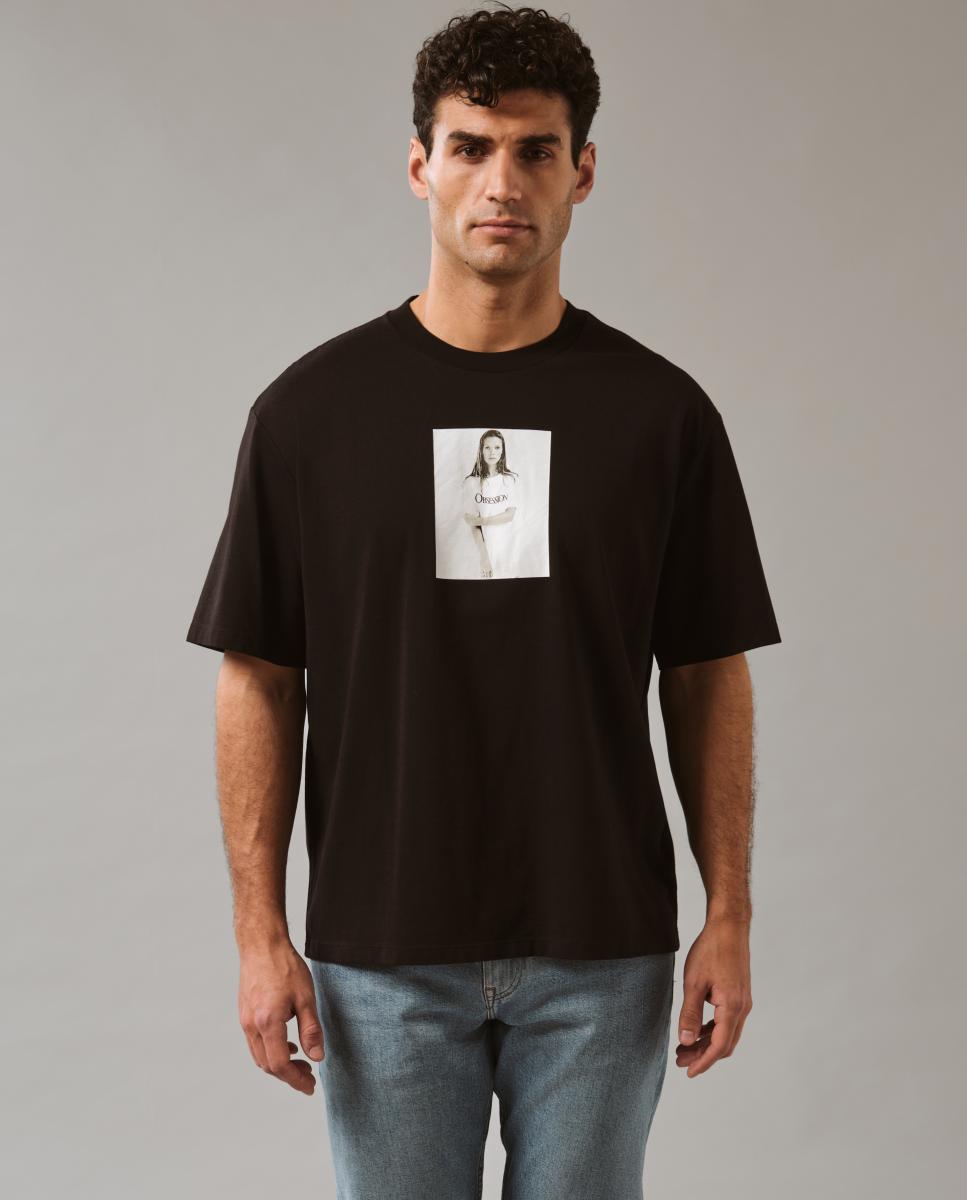 Imagem 0 de T-shirt Unissexo com Estampado Gráfico Kate Moss