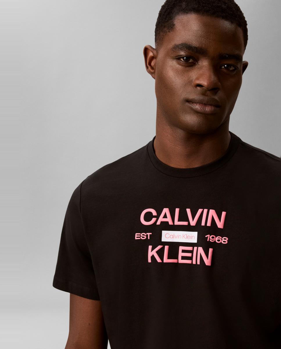 Imagen 3 de Camiseta Hombre con gráfico - Calvin Klein Jeans - Negro Negro