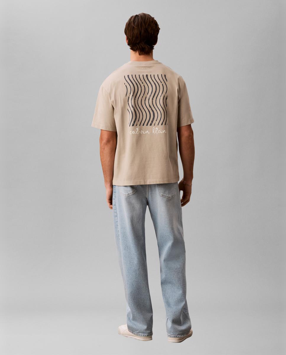 Camiseta Hombre con gráfico - Calvin Klein Jeans - Topo Topo-2