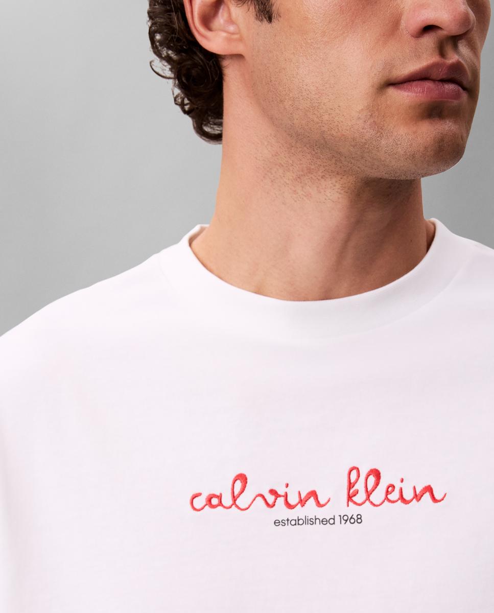 T-shirt com Estampado Gráfico Branco-3
