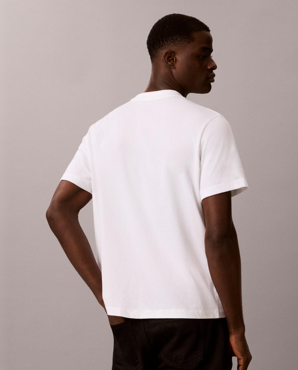 T-shirt com Estampado Gráfico Branco-2