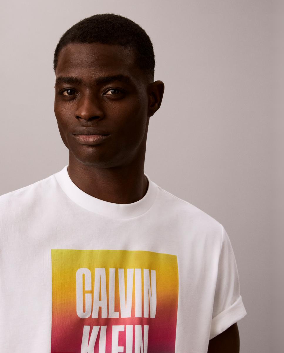 T-shirt com Estampado Gráfico Branco-3