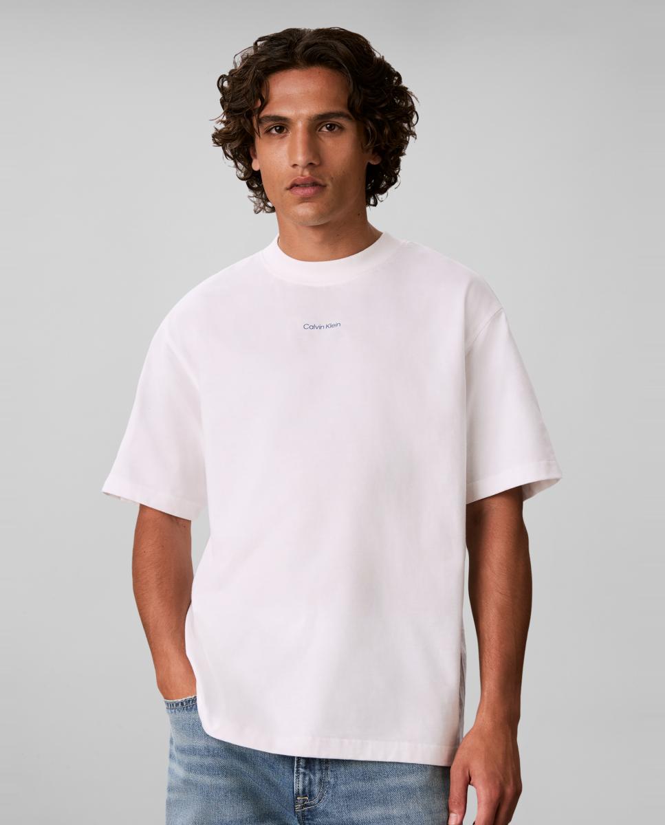 Imagen 0 de Camiseta Hombre gráfico jeans espalda Blanco