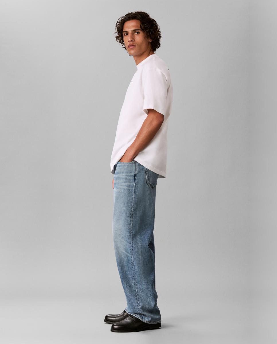 Camiseta Hombre gráfico jeans espalda - Calvin Klein Jeans - Blanco Blanco-6