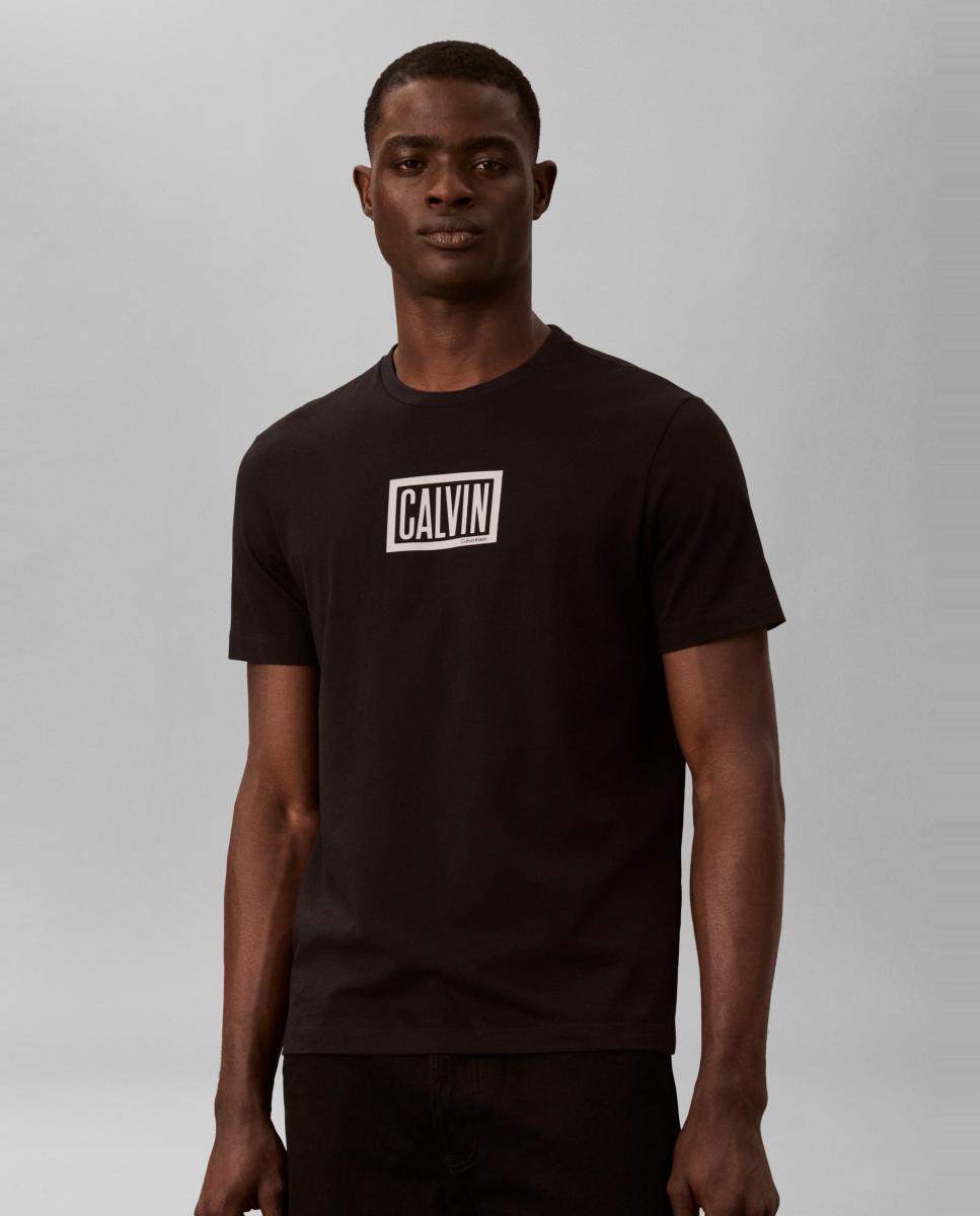 Camiseta Hombre gráfica Calvin box - Calvin Klein Jeans - Negro Negro-1