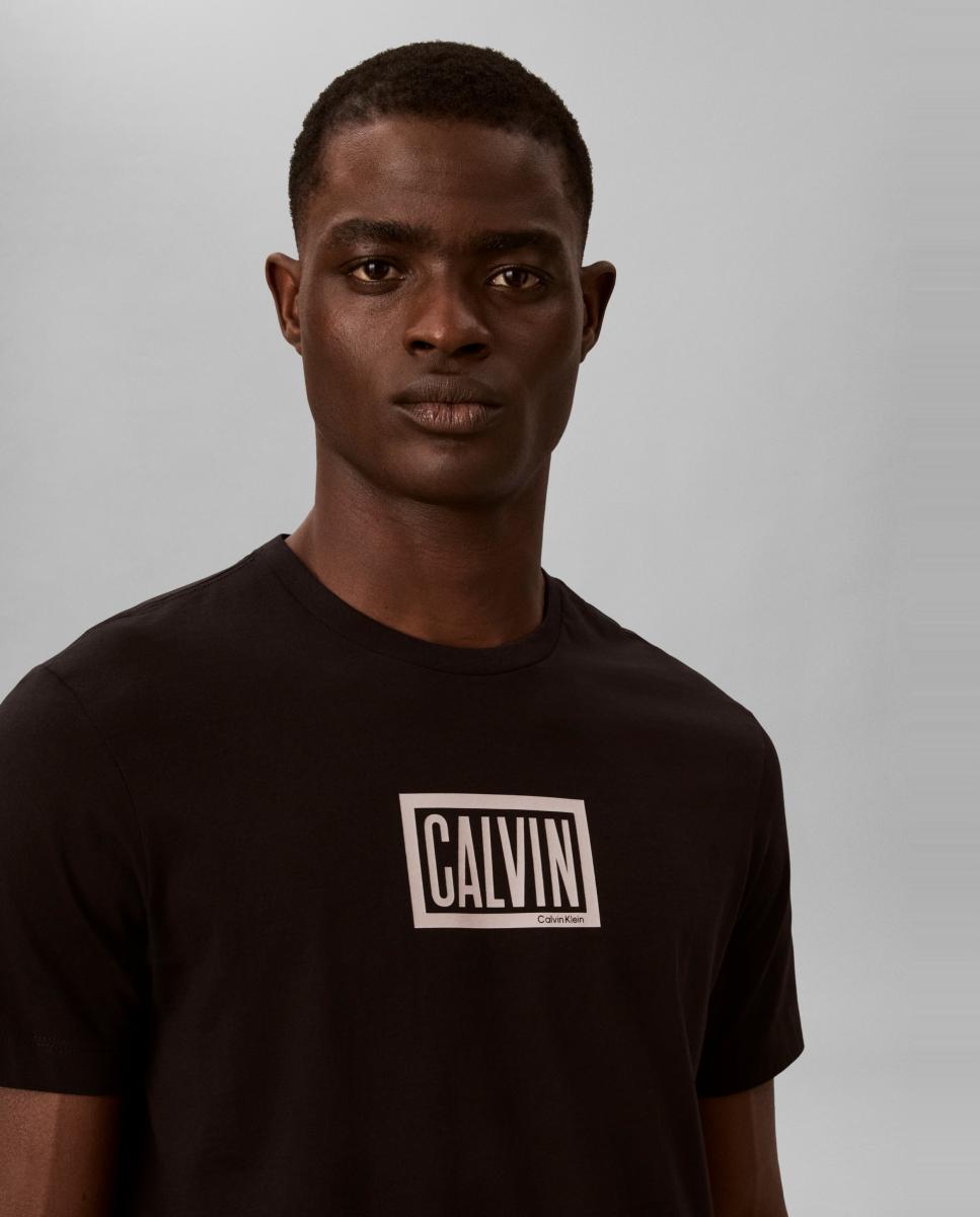 Camiseta Hombre gráfica Calvin box - Calvin Klein Jeans - Negro Negro-3
