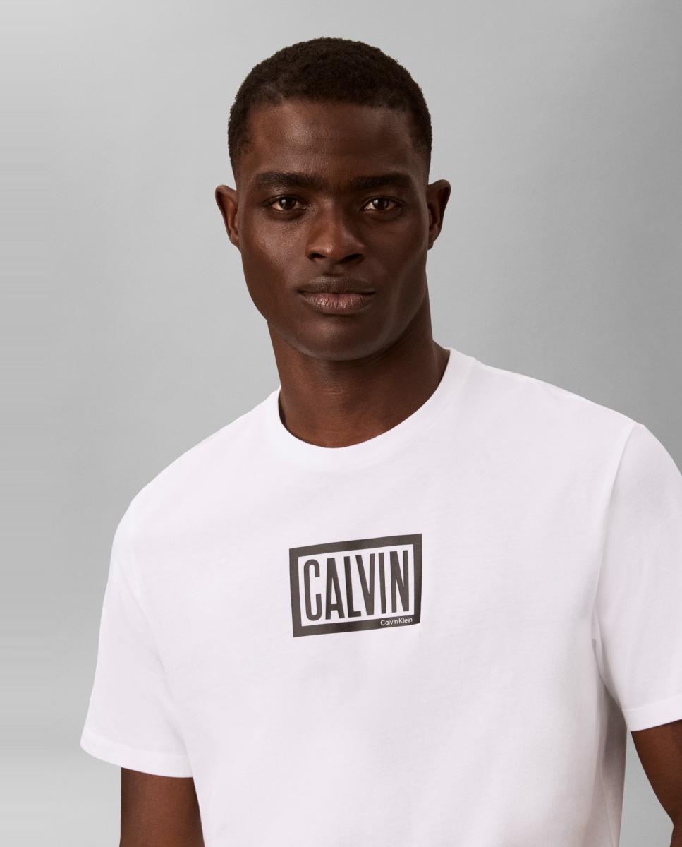 Camiseta Hombre gráfica Calvin box - Calvin Klein Jeans - Blanco Blanco-3