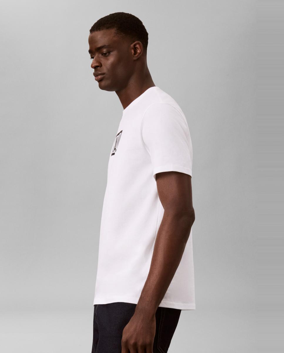 Camiseta Hombre gráfica Calvin box - Calvin Klein Jeans - Blanco Blanco-4