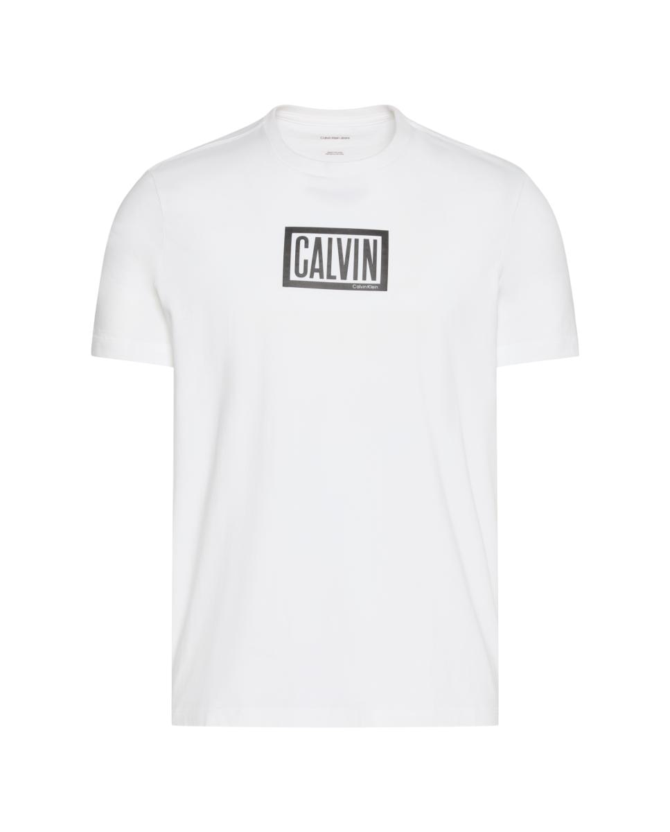 Camiseta Hombre gráfica Calvin box - Calvin Klein Jeans - Blanco Blanco-5
