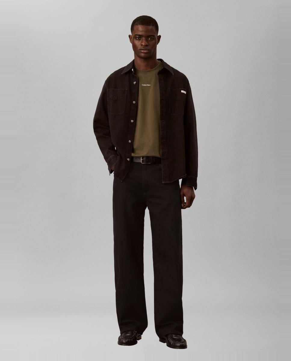 Camiseta Hombre gráfica Calvin espalda - Calvin Klein Jeans - Verde militar Verde militar-6