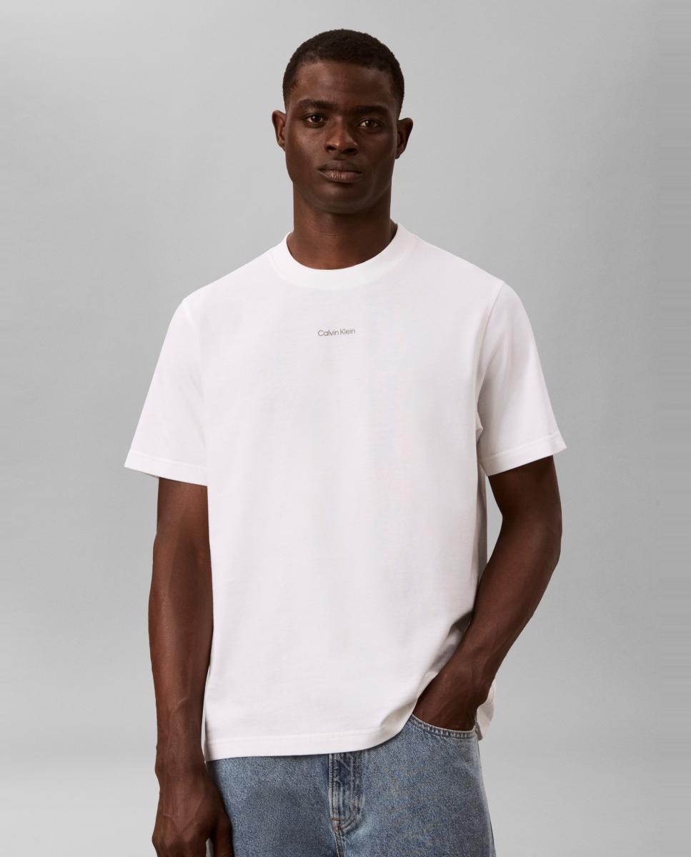 Camiseta Hombre gráfica Calvin espalda - Calvin Klein Jeans - Blanco Blanco-1