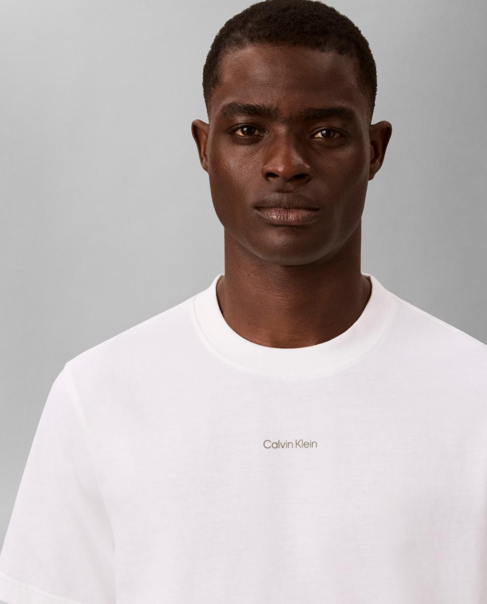 Camiseta Hombre gráfica Calvin espalda - Calvin Klein Jeans - Blanco Blanco-3