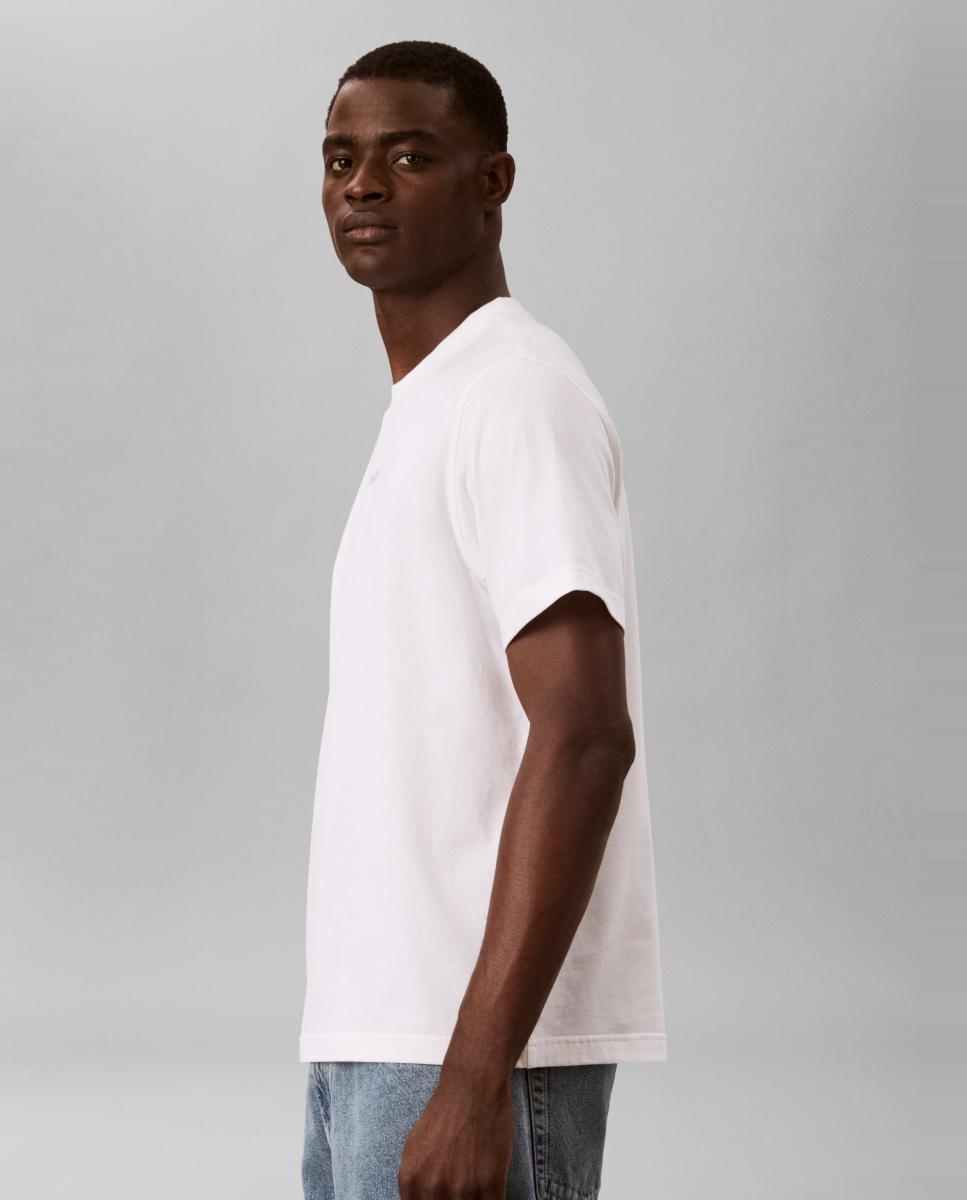 Camiseta Hombre gráfica Calvin espalda - Calvin Klein Jeans - Blanco Blanco-4