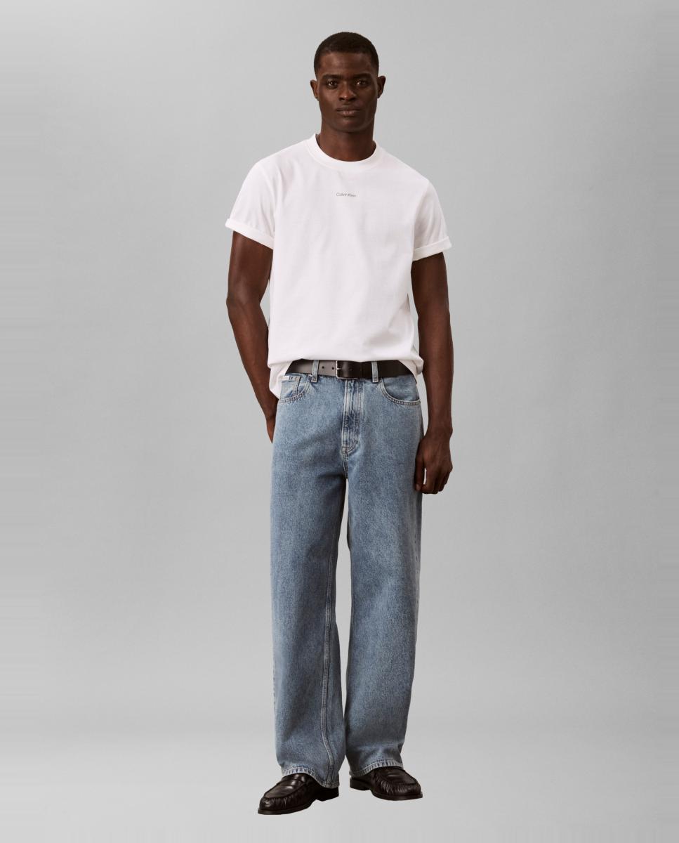 Camiseta Hombre gráfica Calvin espalda - Calvin Klein Jeans - Blanco Blanco-6