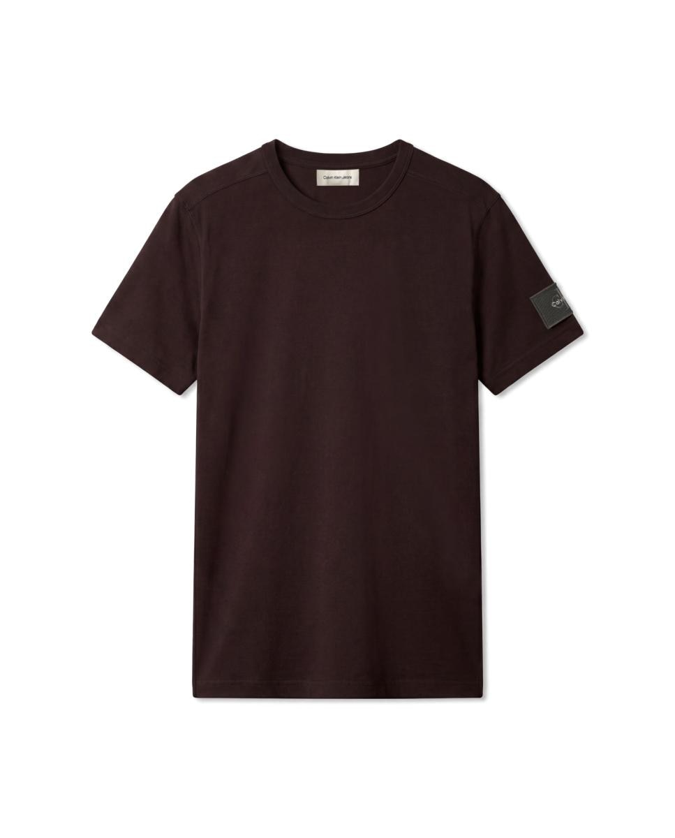 Camiseta Hombre con badge tejido suave - Calvin Klein Jeans - Negro Negro-5