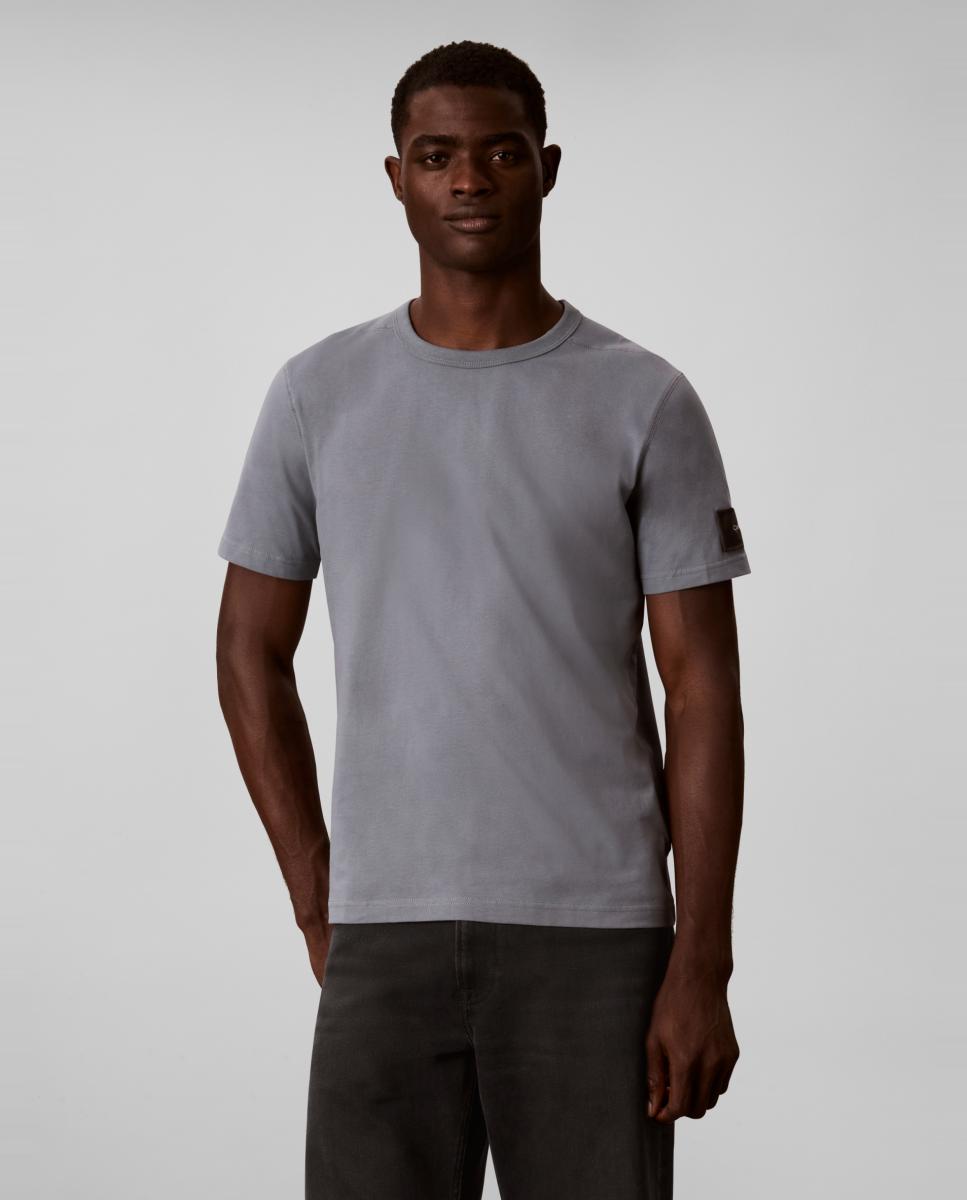 Imagen 1 de Camiseta Hombre con badge Gris