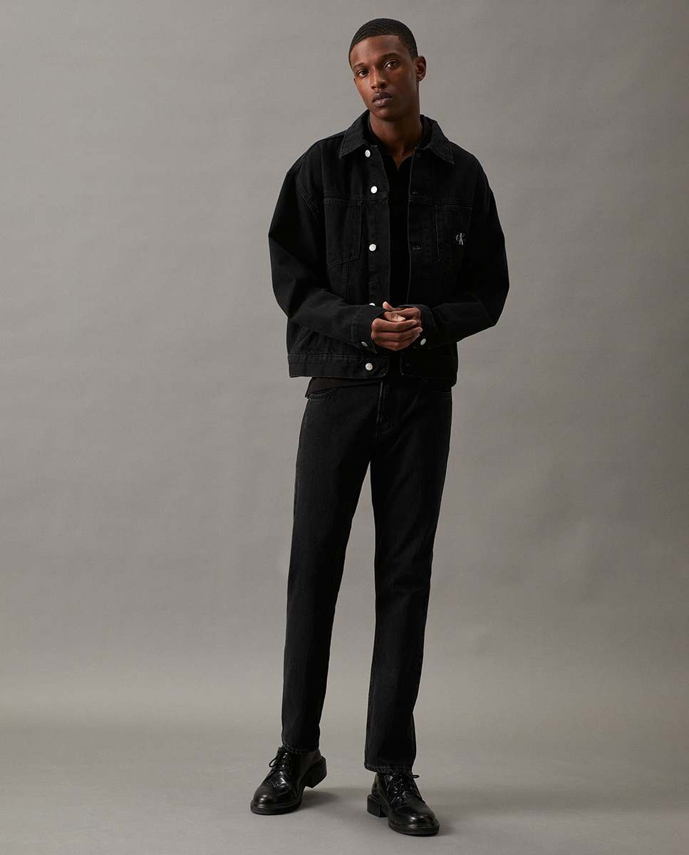 Polo Piqué Slim  - Preto Preto-4