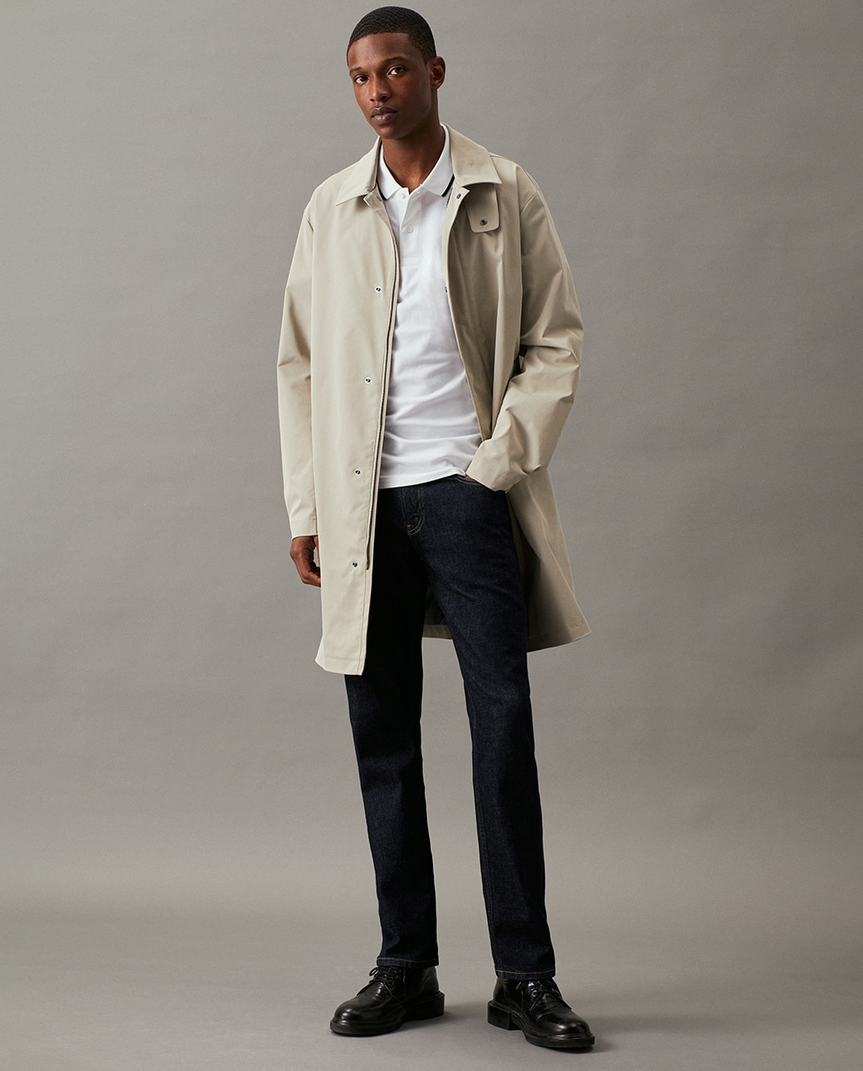 Polo Slim - Branco Branco-4