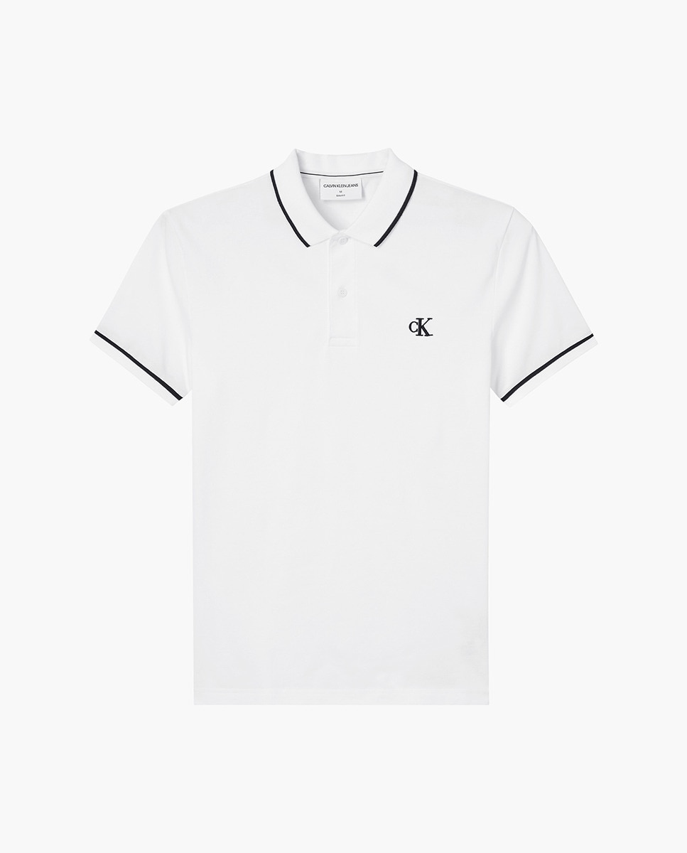 Polo Slim - Branco Branco-5