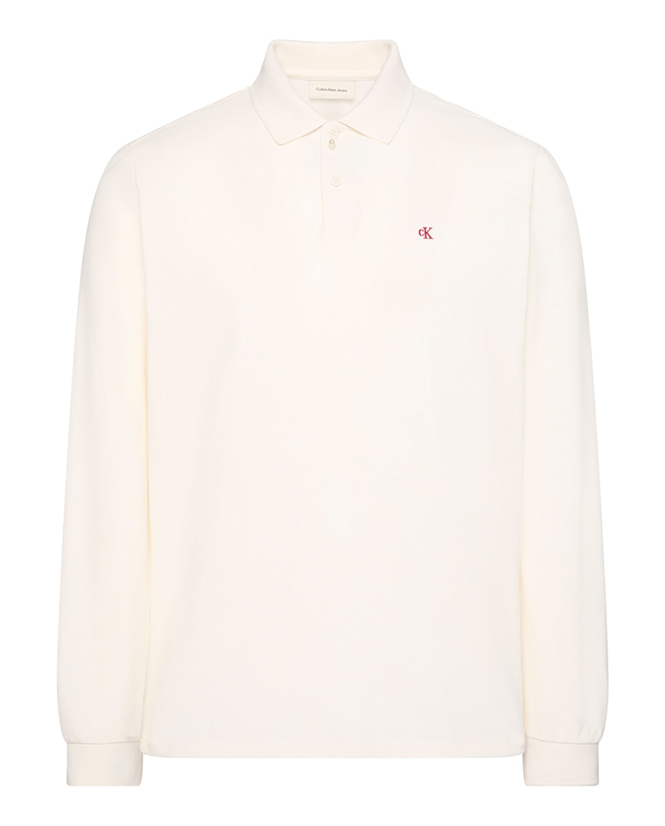 Polo Piqué Casual Branco-5