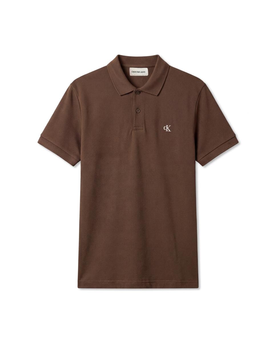 Imagen 5 de Polo Hombre piqué con monogram - Calvin Klein Jeans - Verde oscuro Verde oscuro