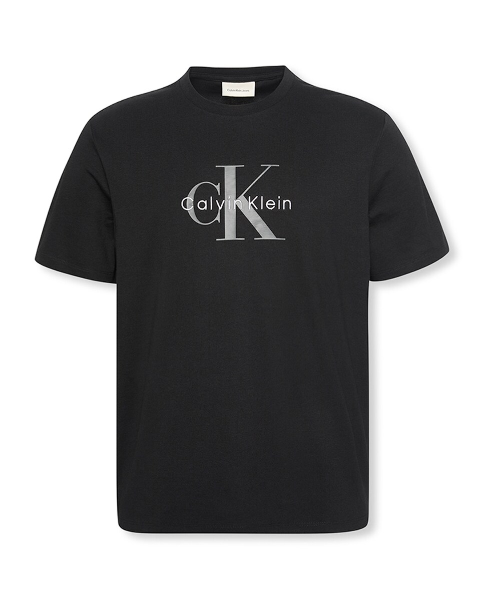 T-shirt com Monograma Preto-5