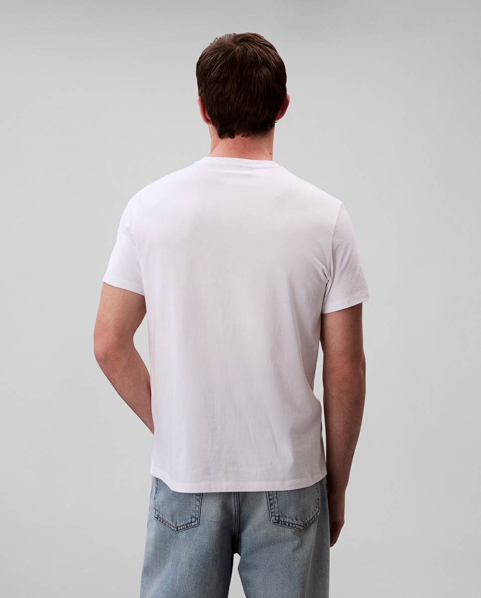 T-shirt com Logótipo Branco-2