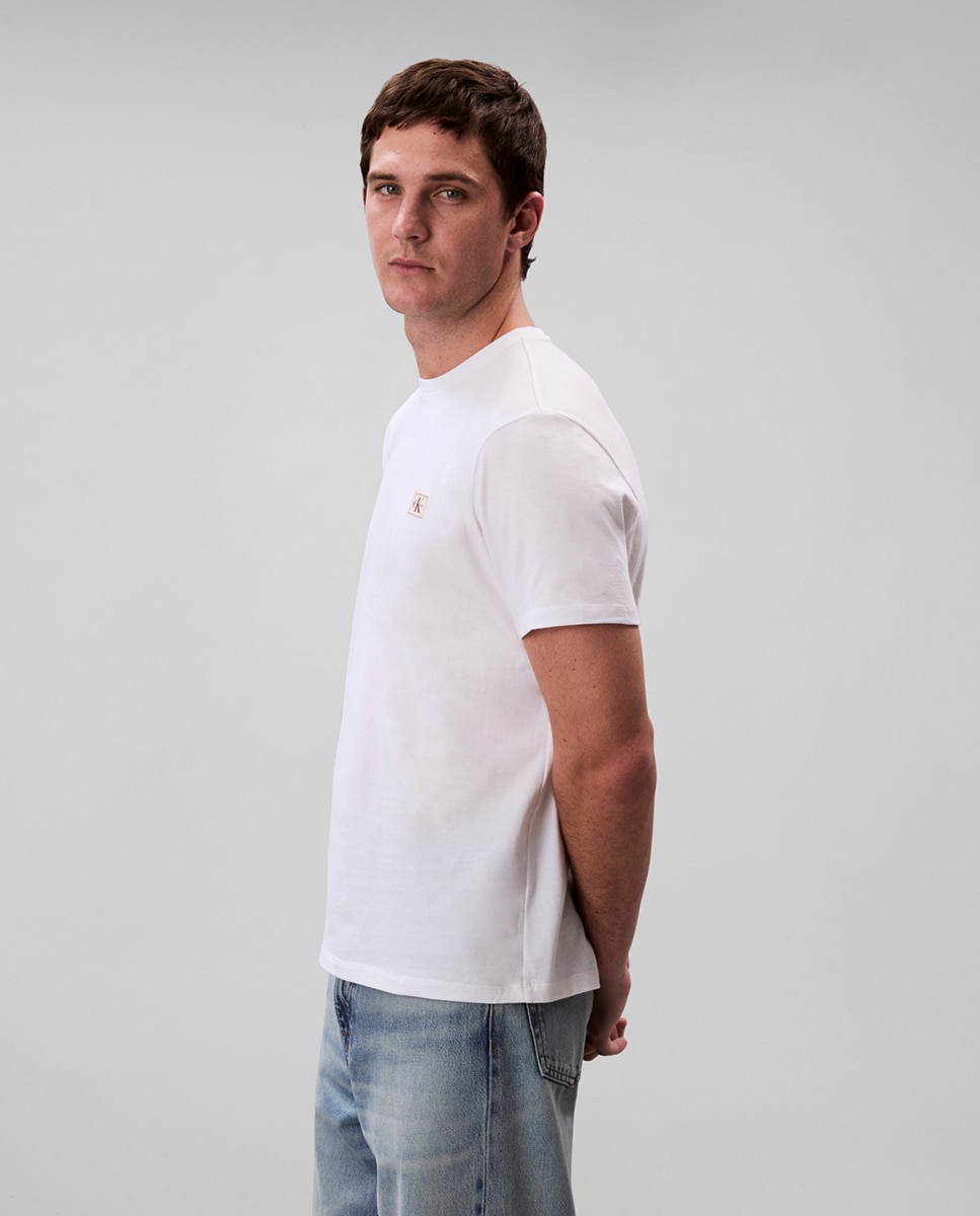 T-shirt com Logótipo Branco-4