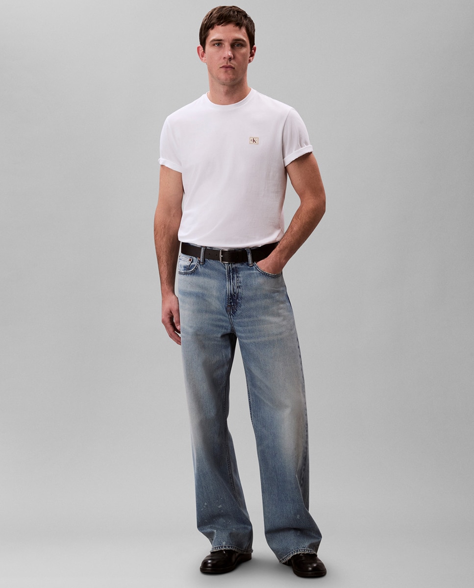 T-shirt com Logótipo Branco-6