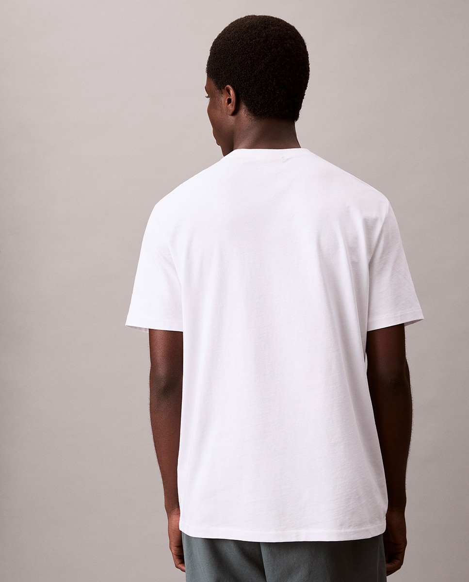 T-shirt com Logótipo Branco-2