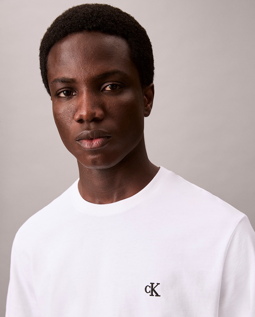 T-shirt com Logótipo Branco-3
